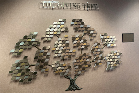 The Giving Tree display at Minnesota Farm Bureau Center